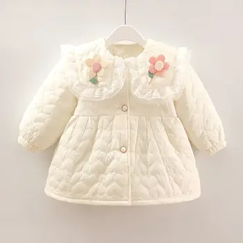 Kış High End Bebek Erkek Mont Sıcak Ceketler Kar çocuk Parkas Giyim Kız Sonbahar Ceket Çocuklar Ceket pamuklu giysiler Q695