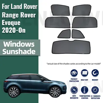 Land Rover Range Rover Evoque 2020-2023 için Araba Güneşlik Aksesuarları Pencere Cam Kapak Güneşlik Perde Örgü Gölge Kör