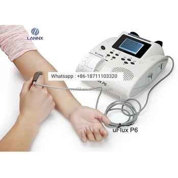 LANNX uFlux P6 Üreticileri Doppler Arteriyel venöz kan akış dedektörü El taşınabilir Vasküler Muayene Kan akış cihazı