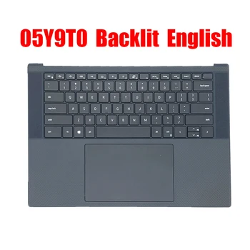 Laptop Palmrest DELL XPS 15 9510 Hassas 5560 05Y9T0 5Y9T0 Arkadan Aydınlatmalı İngilizce ABD Klavye Touchpad İle Yeni
