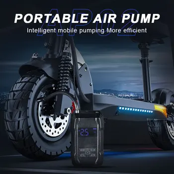 Lastik Şişirme 4000mAh Pil Lastik Şişirme Dijital Otomatik Taşınabilir Mini Akülü hava pompası Araba hava kompresörü Araba için