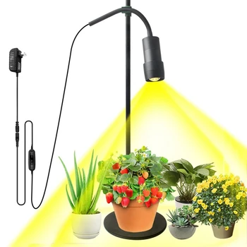LED bitki yetiştirme lambaları kapalı bitkiler için, bitki büyümek ışık, bitki ışık zamanlayıcı ile 3/6/12 Saat, büyüyen güç büyümek lamba