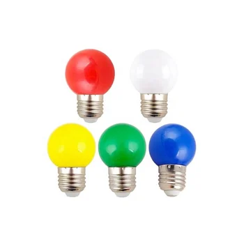 LED lamba renkli E27 G45 220V LED ışık Led ampuller renkli ampul ışık