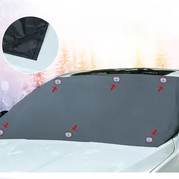 Manyetik Güneşlik Kapak araç ön camı Kar Güneş Gölge Su Geçirmez Koruyucu Kapak Araba Ön Cam Kapak Oto Aksesuarları