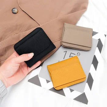 Marka Tasarım Mini Cüzdan Kadın Hakiki deri Cüzdan Moda Yeni bozuk para cüzdanı küçük cüzdan Kadın Küçük Kadın cüzdanlar ve çantalar