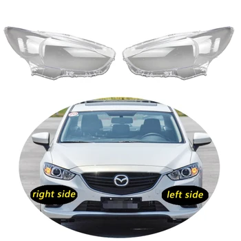 Mazda 6 Atenza 2014-2016 İçin Şeffaf Far Kapağı Lamba Gölge Ön Far Kabuk Abajur Lens kabuk