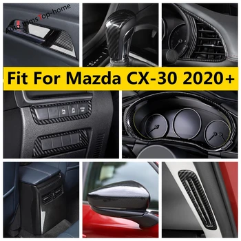 Mazda CX için-30 2020 - 2023 Kol dayama Kutusu Pano Klima Çıkış AC Havalandırma / Vites Kafa / Petrol Gaz Tankı kapatma başlığı Trim