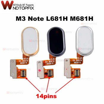 Meizu M3 Not Ev Düğmesi Parmak İzi Şerit Tanımlama sensör esnek kablo Meizu M3 Not L681H Ev Düğmesi