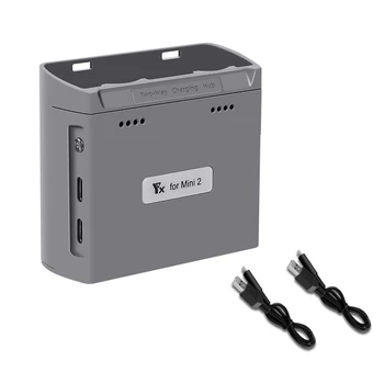 Mini 2 / Mini SE pil şarj cihazı İki Yönlü şarj göbeği Drone Piller USB şarj aleti DJI Mini 2 / Mini SE Aksesuarları, Bir