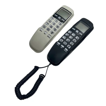 Mini Duvar Telefonu Duvara Monte Telefon Masaüstü Kablolu Sabit Telefon Sabit Telefon Ev Otel Okul Ofis için