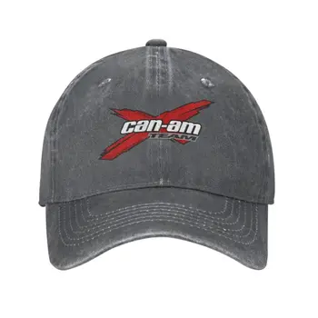 Moda Can Am BRP ATV Logo pamuklu beyzbol şapkası Kadın Erkek Nefes Baba Şapka Açık