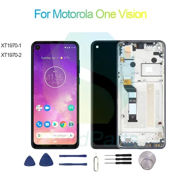 Motorola Bir Vizyon için Ekran Değiştirme 2460*1080 XT1970 - 1, XT1970-2 Moto Bir Vizyon LCD Dokunmatik Digitizer