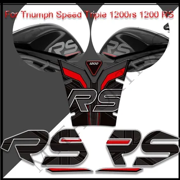 Motosiklet Etiketler Çıkartmaları Koruyucu Gaz Akaryakıt Kiti Diz Tankı Pad Sapları Triumph Speed Triple İçin 1200rs 1200 RS 2021 2022 2023