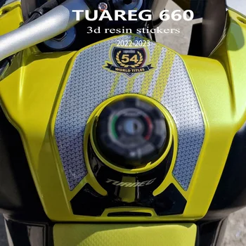 Motosiklet tank pad 3D Sticker Koruyucu Jel Sticker Çıkartması Dekorasyon Kiti Aprilia Tuareg 660 TUAREG 660 2022 2023