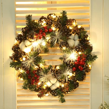 Noel Çelenk Ön Kapı için 8-30cm Yapay Garland Noel Ağacı Kapı Duvar Dekorasyon Garland DIY Noel Aksesuarları