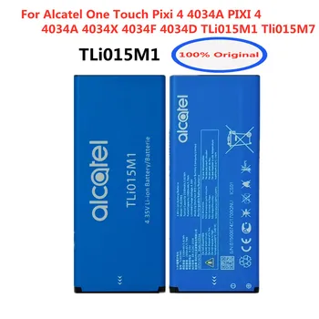 Orijinal 1530mAh TLı015M1 Tlı015M7 Pil Alcatel One Touch Pixi 4 İçin 4034A PİXİ 4 4034A 4034X 4034F 4034D Telefonu Pilleri