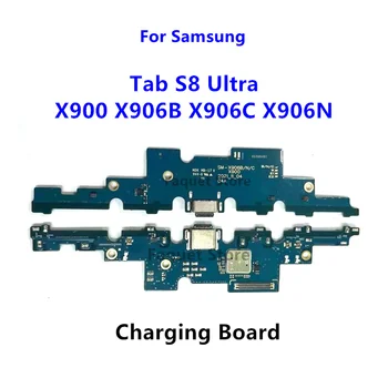 Orijinal USB Şarj Bağlayıcı Kurulu Port Dock Flex Kablo SAMSUNG Galaxy Tab İçin S8 Ultra X900 X906 X906B X906C X906N
