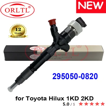 ORLTL 295050-0820 Orijinal yakıt enjektörü 2950500820 295050 0820 Toyota Hilux için 1KD 2KD