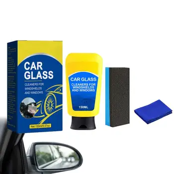 Oto camı Temizleyici Araba Pencere Temizleyicileri Leke Çıkarma ve Buğu Çözücü Hızlı Etkili Cam Temizleme Sünger Aplikatör İle Ev İçin