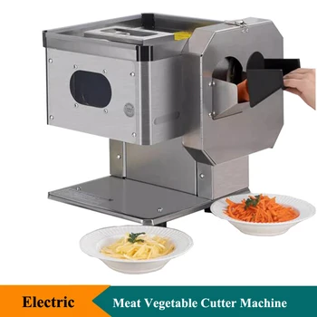 Otomatik metal kesme makinesi Elektrikli Taze Domuz Tavuk Fileto Göğüs Sığır Et parçalayıcı Makinesi Sebze Kesici Makinesi