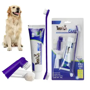 Pet Diş Fırçaları Ve Diş Macunu Ağız Temizlik Ürünleri Parmak Diş Fırçası Diş Bakımı Köpek Ve Kedi Ağız Temizleme Aksesuarları