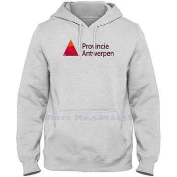 Provincie Antwerpen Unisex Giyim 2023 Sweatshirt Baskılı Marka Logo Grafik Kapüşonlu Sweatshirt