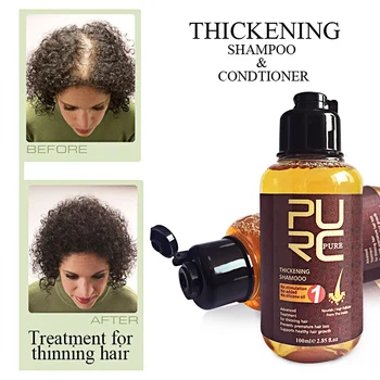 PURC Zencefil Şampuan Saç Büyüme Tedavisi Onarım Hasarlı Saç Kökü Kalınlaşmak Saç Bakımı