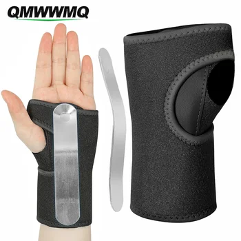 QMWWMQ 1 Adet Bilek Brace Bilek Desteği Atel ile Erkekler ve Kadınlar için, El Desteği Karpal Tünel Artrit Tendinit Burkulma