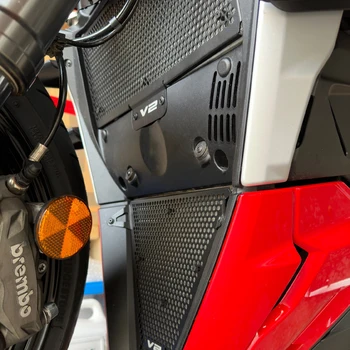 Radyatör Guard Ducati Streetfighter V2 2022 2023 Motosiklet Üst Alt Radyatör Muhafızları ızgara kapağı Yağ Soğutmalı Koruyucu