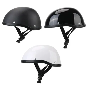 Retro yarım kask elektrikli araba kask erkek yaz elektrikli araba kafa bandı şapka ışık bisiklet emniyet kaskı