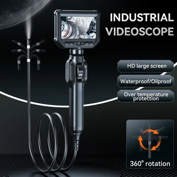S43 8mm Tek Kafa 360° Rotasyon Boru Hattı Dedektörü Döner El Endoskop Boru Hattı Bakım Araba Bakım