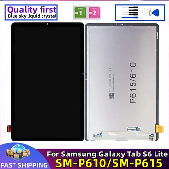 Samsung LCD Galaxy Tab S6 Lite 10.4 SM P610 P615 P617 Orijinal Tablet Ekran dokunmatik ekranlı sayısallaştırıcı grup Değiştirme