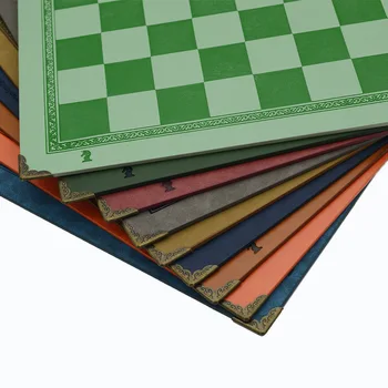 Satranç tahtası mat deri su geçirmez uluslararası satranç bulmaca oyun Roll Up Satranç Tahtası Satranç Oyunları Aksesuarları