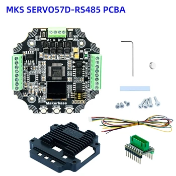 Servo tahrik kontrolü MKS SERVO57D PCBA kurulu Nema 23 kapalı döngü step motor PLC 3d yazıcı CNC Router Robot Kol