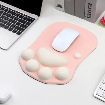 Sevimli Mouse Pad Bilek İstirahat İle Dizüstü Mat Kaymaz Jel Bilek EVA Desteği Bileklik Fare Mat Pad PC Dizüstü Bilgisayar İçin