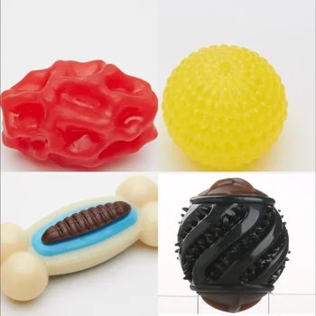 Silikon İnteraktif Çiğnemek Oyuncak Top için Pet, Diş Temizleme, Diş Taşlama, evcil hayvan aksesuarları, Köpek Çiğnemek Oyuncak