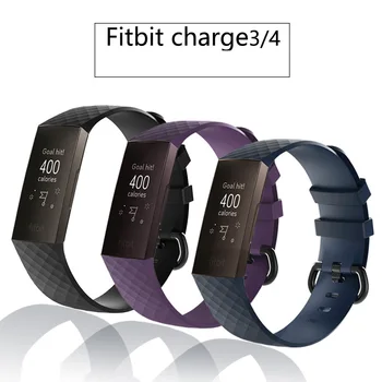 Silikon kayış Fitbit Şarj İçin 3 SE band Yedek bileklik Charge4 / 3SE akıllı saat Spor bilezik Fitbit Şarj 4 bant