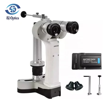 SJ Optik Oftalmik El Led Taşınabilir Yarık Lamba Cerrahi Mikroskop ML5S1 Tıbbi Teşhis Ekipmanları