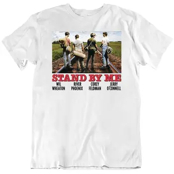 Stand By Me 1980'ler Komedi Filmi Tren Parça Posteri Film Afişi T Shirt