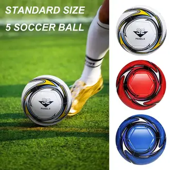 Standart Boyut 5 Futbol Topu Sızdırmaz Kampüs Futbol Elastik Kauçuk Yeni Dayanıklı Futbol Futbol Dayanıklı Aşınma Topu M2c3