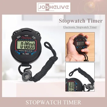 Su geçirmez Kronometre El Cep Kronometre Profesyonel Dijital Spor Kronometre LCD Zamanlayıcı Durdur İzle Zamanlayıcı Araçları