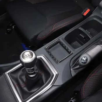 Subaru WRX 2021-2023 için Merkezi Kontrol Vites saklama bölmesi Çerçeve Trim Sticker ABS Karbon Fiber Araba Aksesuarı