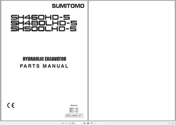 Sumimoto Hidrolik Ekskavatör Operatörleri Servis ve Parça Kılavuzları 4.09 GB PDF DVD