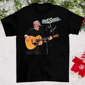 Sıcak Bob Seger Noel gömlek Canlı Kısa Kollu Siyah Tüm Boyut Gömlek 2CM914 uzun kollu
