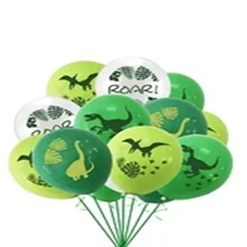 Sıcak Satış Dinozor Tema Doğum Günü Partisi Dekorasyon için 12 inç 10 Adet Lateks Balon