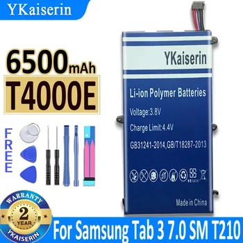 T4000E tablet bataryası 6500mAh Samsung Galaxy Tab 3 İçin Tab3 7.0 
