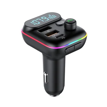 T70 Araba Bluetooth MP3 Çalar FM Verici Evrensel Hızlı USB şarj aleti Araba Malzemeleri