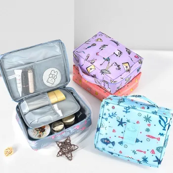 Taşınabilir Kozmetik Çantası Kadın Su Geçirmez Makyaj Çantaları Seyahat Makyaj Fırçalar çanta düzenleyici Açık Basit saklama çantası Güzellik