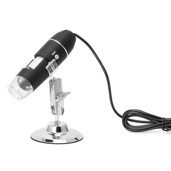 Taşınabilir USB Dijital Mikroskop 8 LED Büyütme Endoskop Kamera ile Ayarlanabilir Metal Standı Destekler Windows / XP