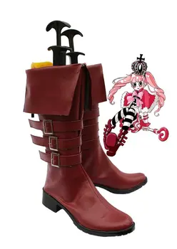 Tek Parça Anime Perona Cosplay Ayakkabı Çizme Custom Made Kahverengi